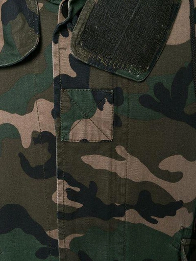 camouflage parka