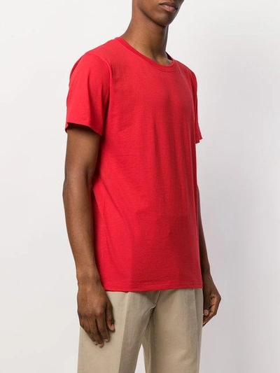 Shop Gucci Logo Print T-shirt In Red
