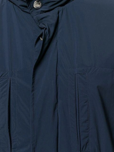 Shop Kired Short Buttoned Jacket In Blue
