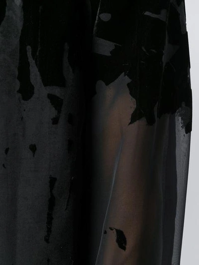 Shop Yohji Yamamoto Oversized Velvet Jacket - Unavailable In 221 Black