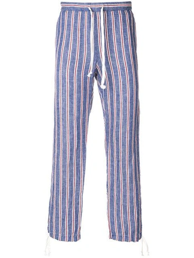 Shop Tss Ts(s) Drawstring Waist Trousers - Blue