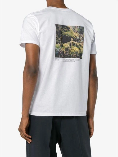 Shop Just A T-shirt Jason Fulford Forest T-shirt In White