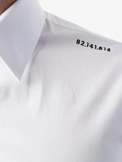 Shop Icosae Heartbreaker Embroidered Shirt - White