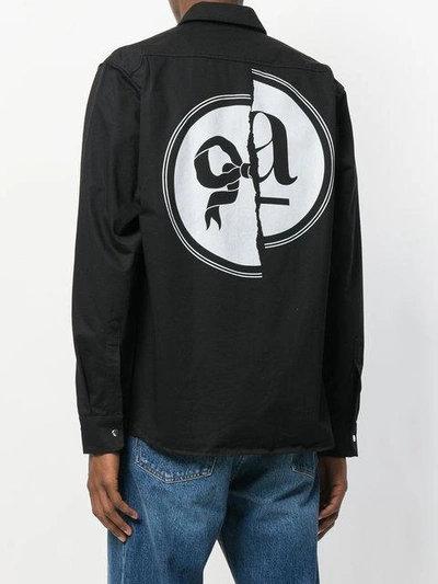 Soulland Zipped Logo Lightweight Jacket In Black