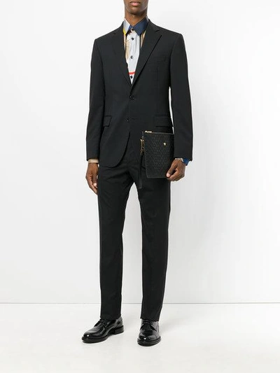 Shop Versace Slim-fit Suit - Black