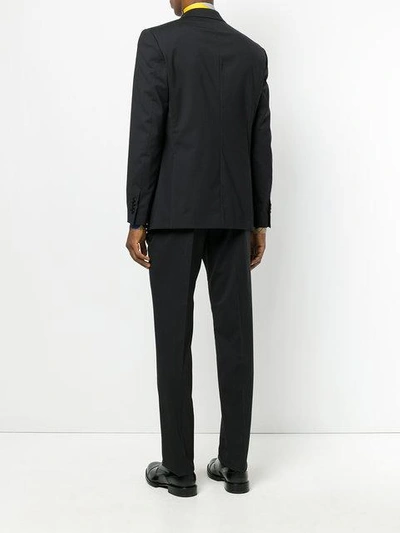 Shop Versace Slim-fit Suit - Black