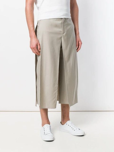 Shop Chalayan Drop Crotch Panel Trousers