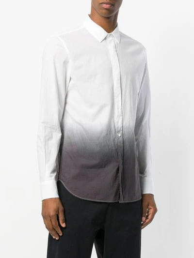 ANN DEMEULEMEESTER OMBRE DIP-DYE SHIRT 180736001200212609814