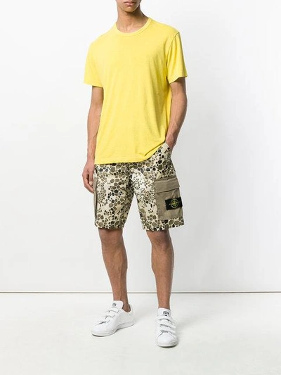 STONE ISLAND ALLIGATOR CAMOUFLAGE SHORTS 6815L15E212883645