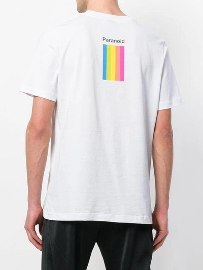 Shop Omc Paranoid T-shirt In White