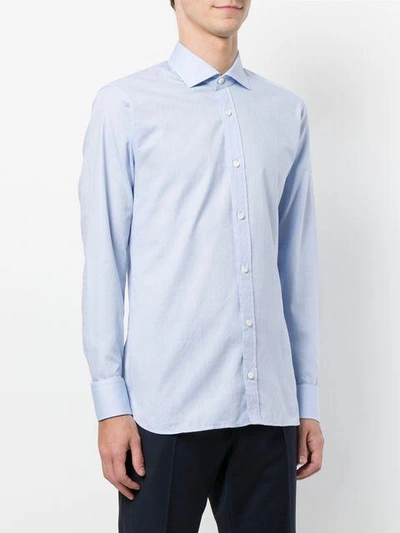 Shop Z Zegna Chambray Shirt