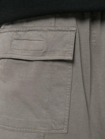 Shop Rick Owens Drkshdw Drop Crotch Drawstring Shorts - Grey