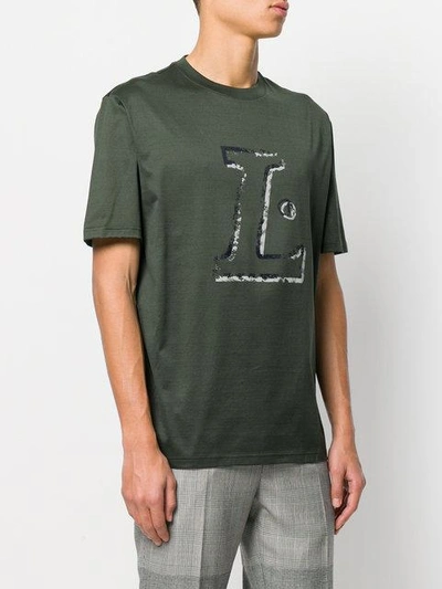 Shop Lanvin L T-shirt - Green