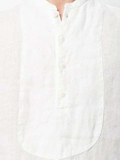 Shop East Harbour Surplus Casual Bib Shirt - White