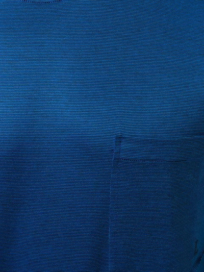 Shop Lanvin Chest Pocket T-shirt In Blue