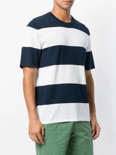 Shop Michael Michael Kors Striped Crew-neck T-shirt