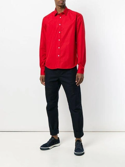 Shop Band Of Outsiders Slim-fit Button Shirt
