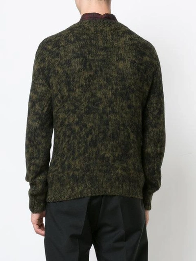 Shop Federico Curradi Mottled Crew Neck Jumper In Sample