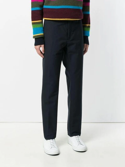 Shop Department 5 Gradient Tailored Trousers In Blue