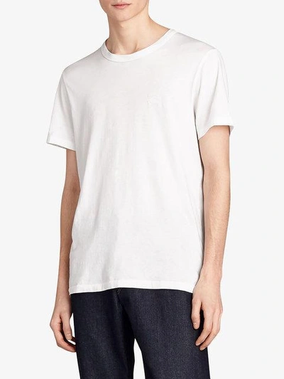 Shop Burberry T-shirt Mit Rundhalsausschnitt In 10000 White