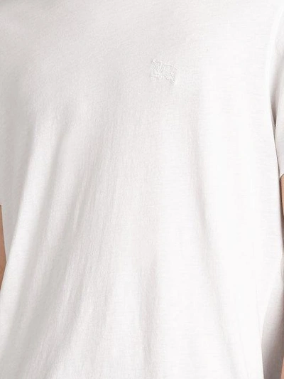 Shop Burberry T-shirt Mit Rundhalsausschnitt In 10000 White