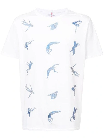 Shop Homecore Gravitee Print T-shirt In White