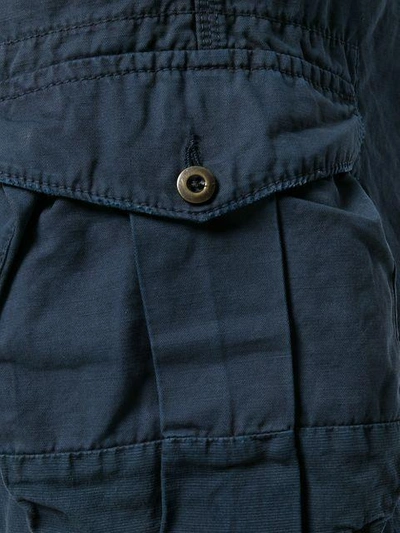 Shop Incotex Cargo Shorts - Blue