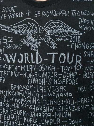 Shop Givenchy World Tour Print T