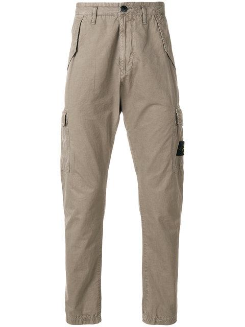 stone island skinny cargo pants