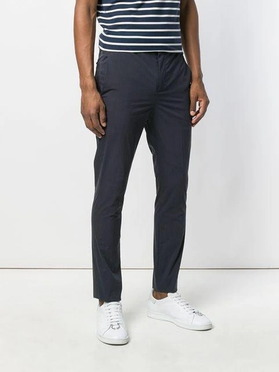 Shop Neil Barrett Skinny Tailored Style Trousers In Blue