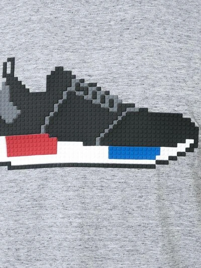 Shop Mostly Heard Rarely Seen 8-bit Sneaker T-shirt - Grey