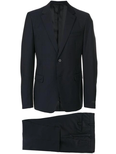 Prada Two Piece Suit In Blue