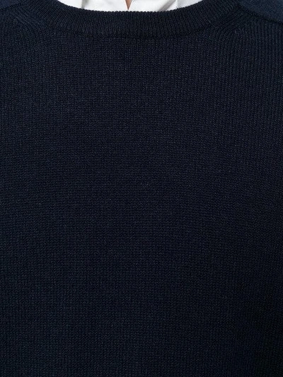 Shop N•peal Buckingham 2ply Sweater In Blue