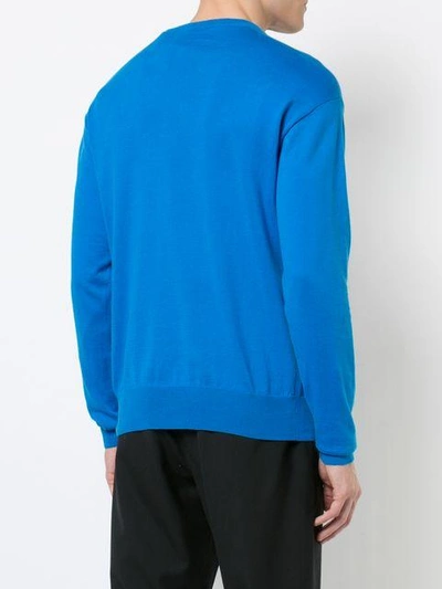 Teddy V-neck sweater