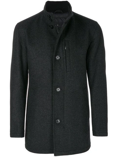 Shop Hugo Boss Buttoned Coat