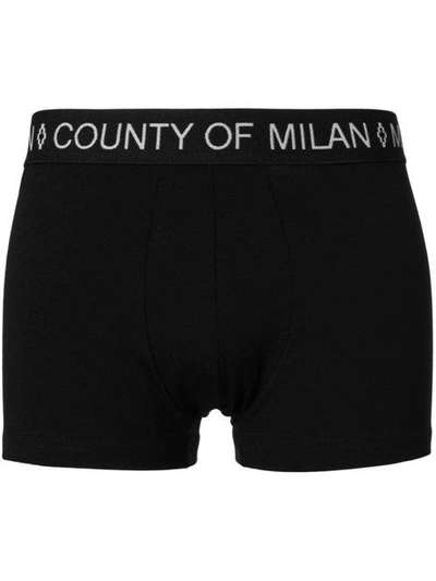 Shop Marcelo Burlon County Of Milan Eskel Boxer Briefs - Black