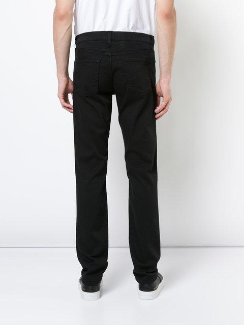 J Brand Kane Slim Straight Leg Jeans In Trivor Black | ModeSens