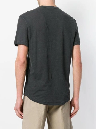 Shop James Perse Crew Neck T-shirt In Grey