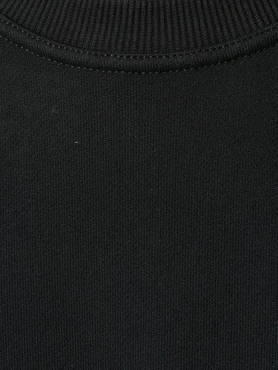 Shop Ann Demeulemeester Crew Neck Sweatshirt - Black