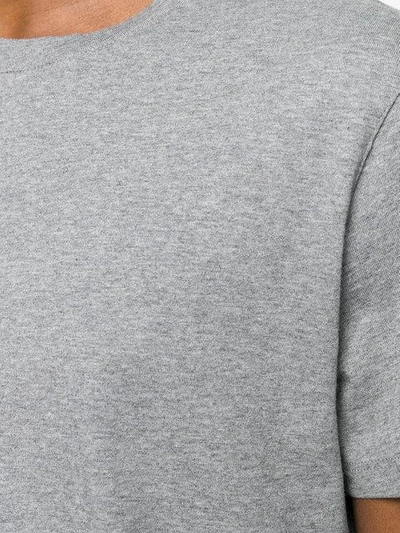 Shop Apc Round Neck T-shirt In Grey