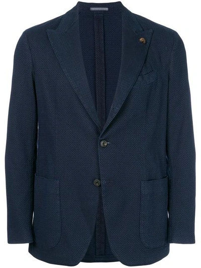 Gabriele Pasini Classic Fitted Blazer In Blue