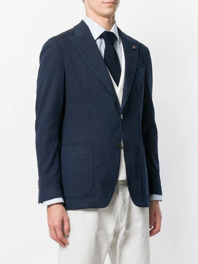 Gabriele Pasini Classic Fitted Blazer In Blue