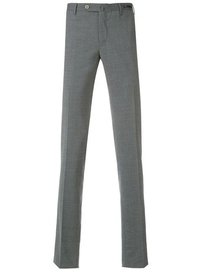 Shop Pt01 Slim-fit Trousers In Grey