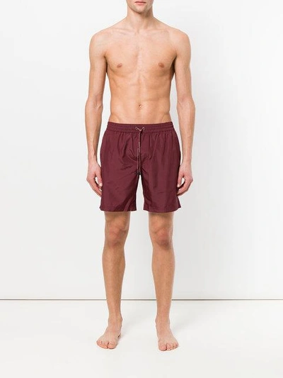 Shop Dolce & Gabbana Classic Swim Shorts - Red