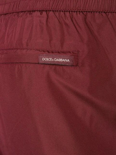 Shop Dolce & Gabbana Classic Swim Shorts - Red