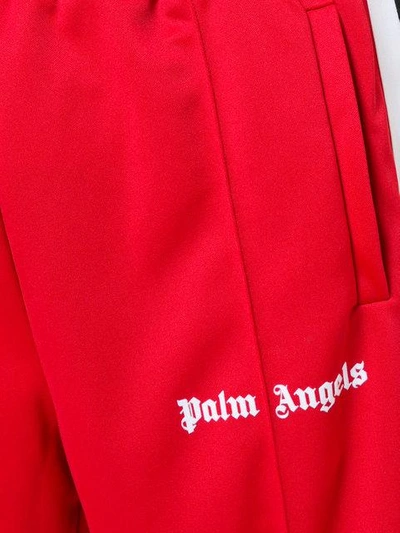 Shop Palm Angels Jogginghose Mit Streifen In Red
