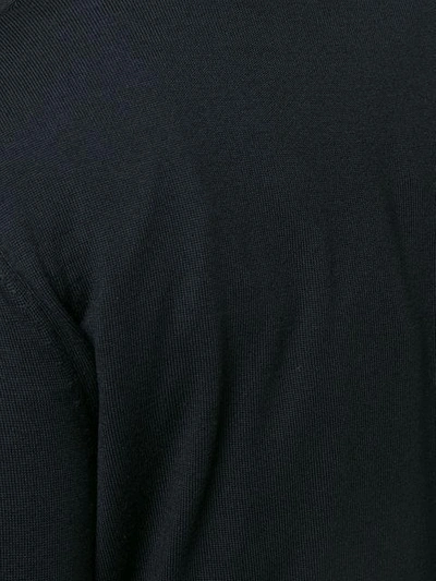 Shop Thom Browne Mercerized Merino Cardigan In Black