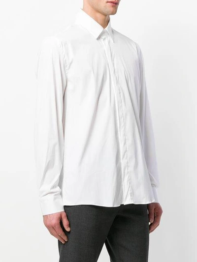 Shop Low Brand Stretch Shirt - White