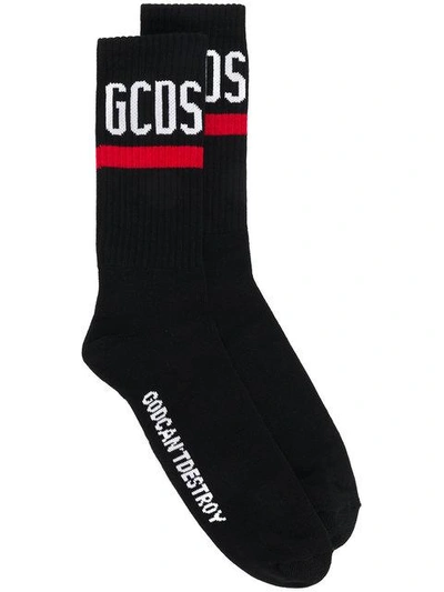 Gcds Printed Logo Socks