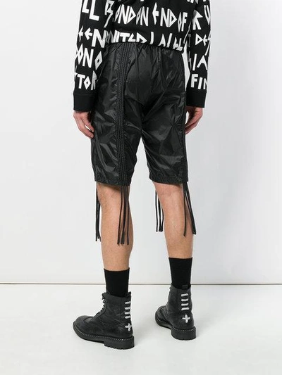 Shop Ktz Corded Shorts In Black